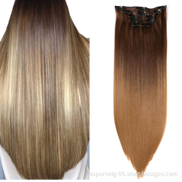 Ombre Braids Hair Piece for Braids Synthetic Crochet Hair Extension Ponytail Attachment Hair Straight